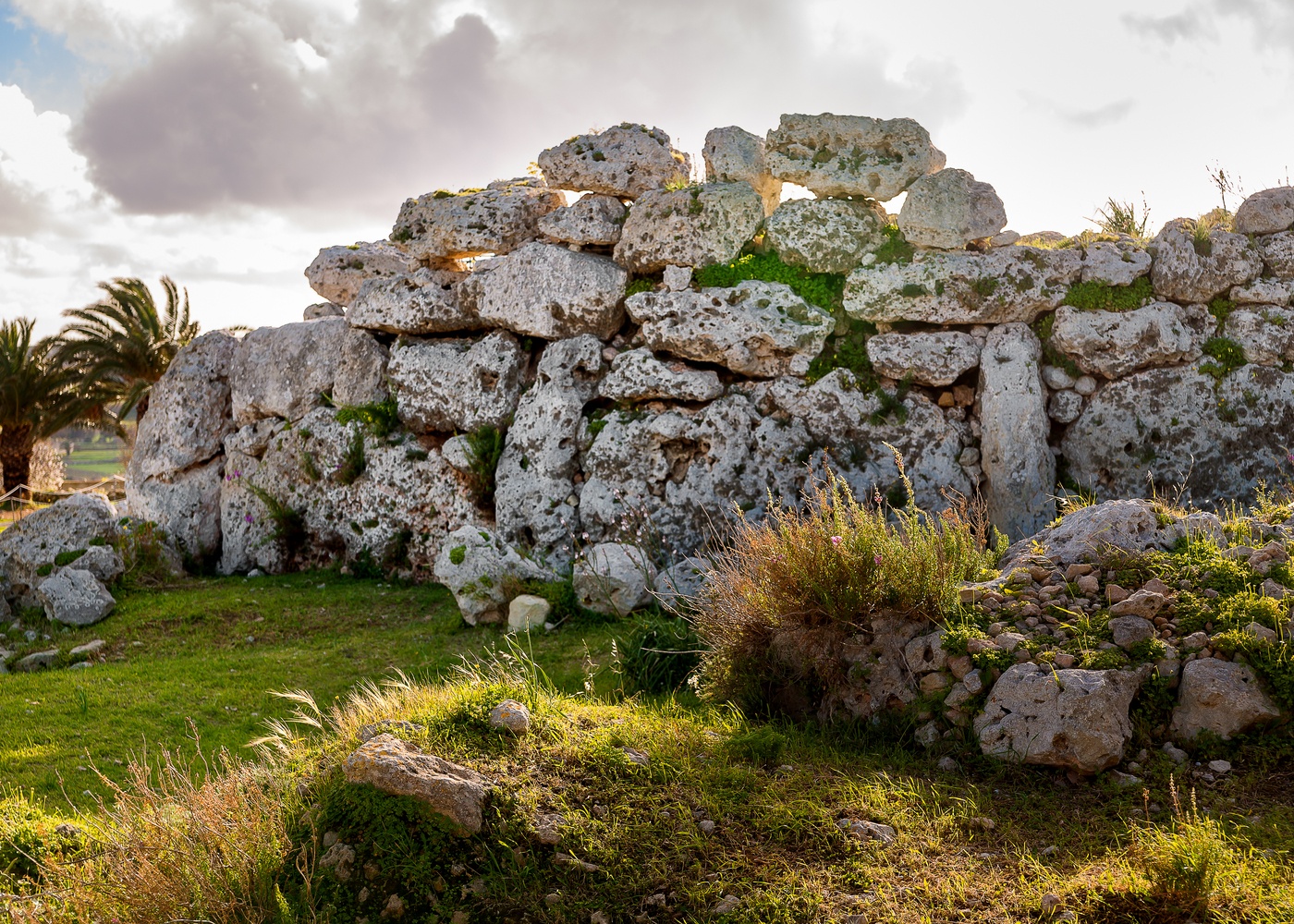 ancient stone wall